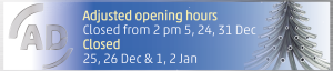 december en januari openingstijden